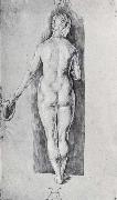 Albrecht Durer Nude Seen From Behind Spain oil painting artist